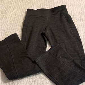 Title Nine Fleece Charcoal Heather Active Winter Pants